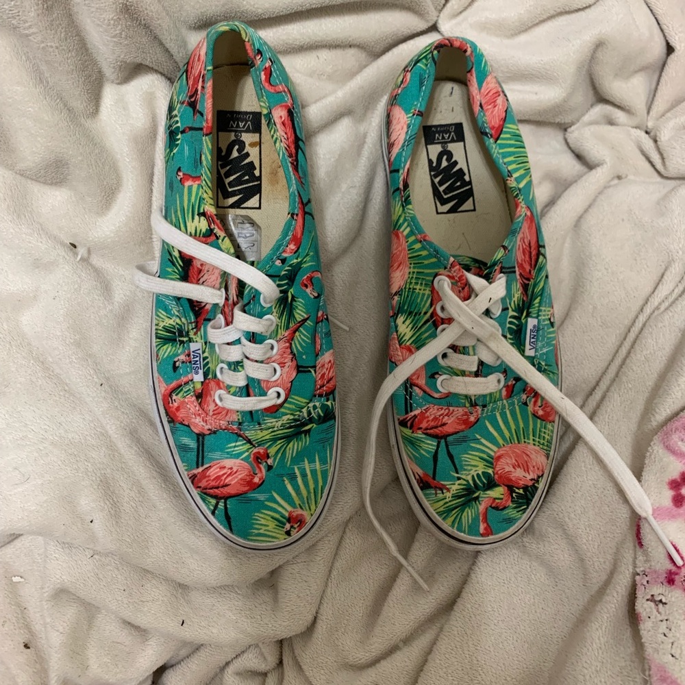 Vans Flamingo Print Sneaker